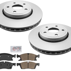 For Jeep Grand Cherokee 2011-21 Front Disc Brake Rotors Pads With 330MM Rotors