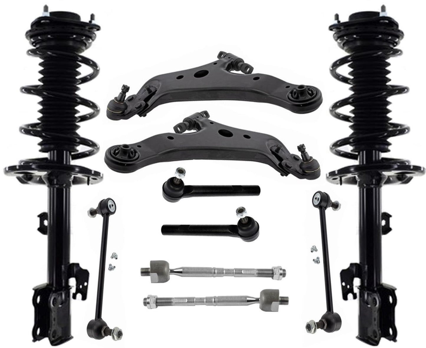 Brazos de control de puntal delantero, varillas de amarre y enlaces de barra estabilizadora para Lexus RX350 2016-2020
