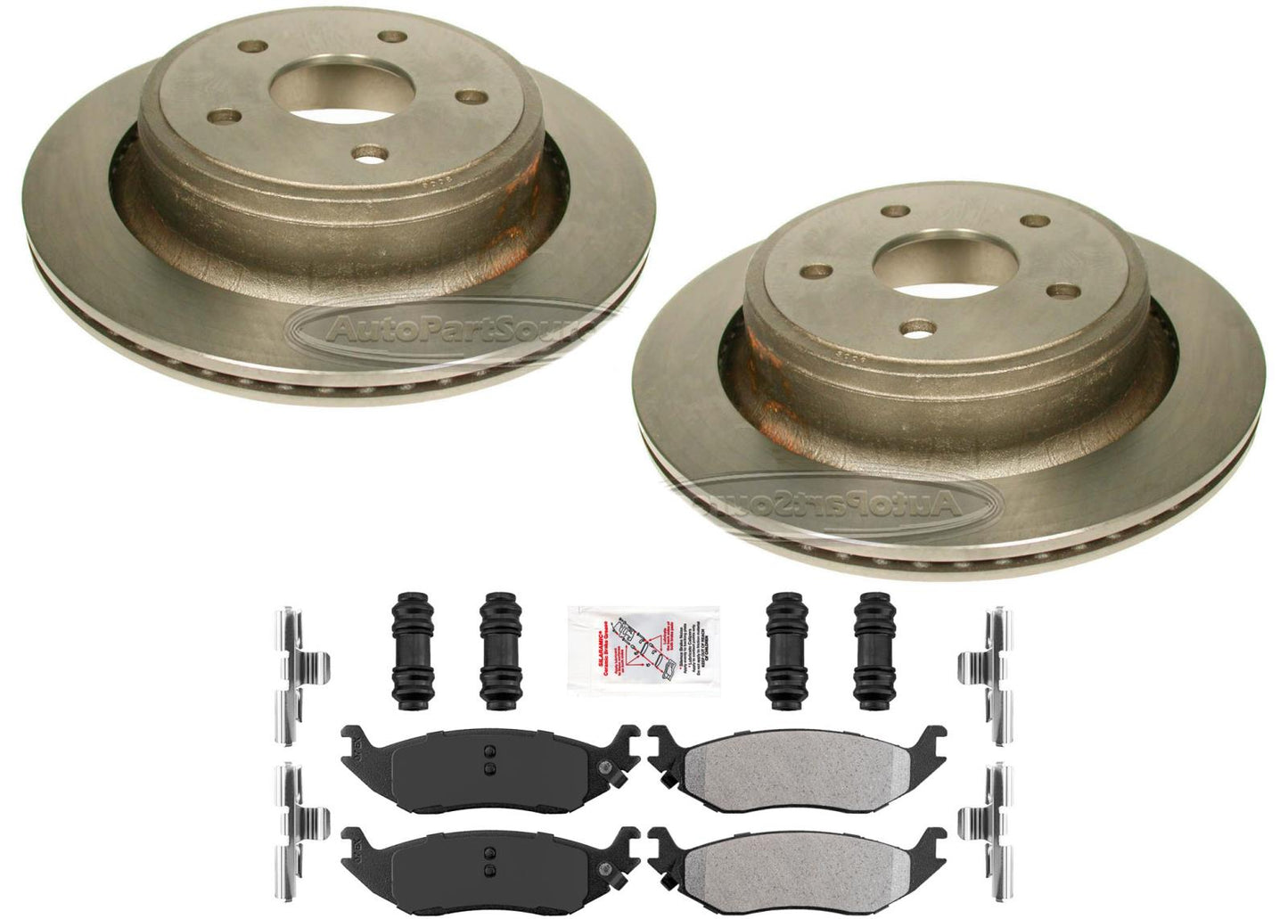 Pastillas de freno de disco trasero de carbono de alto rendimiento para Ram 1500 2011-2018