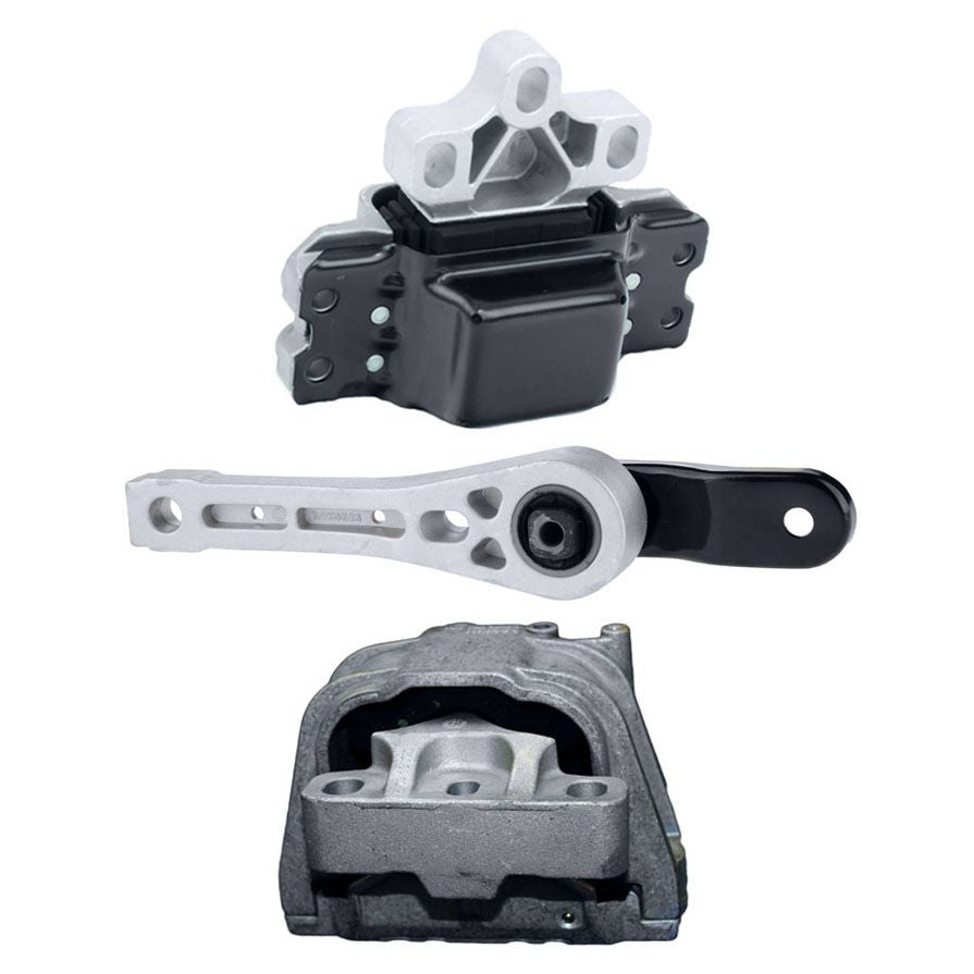 Kit de 3 soportes de motor y transmisión para Volkswagen Passat 3.6L 2012-2018