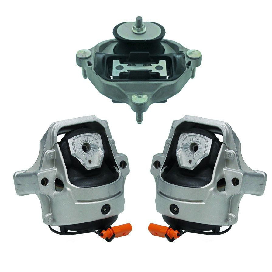 Engine & Transmission Mounts 3pc For Audi A4 2.0L 2009-2016 A5 2.0L 2008-2016