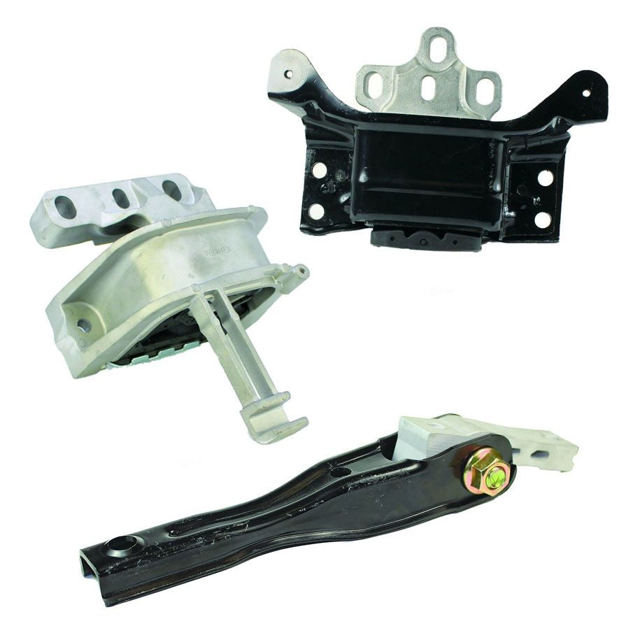 Soportes de motor y transmisión automática de 3 piezas para Volkswagen 2.0L GTI 2015-2017