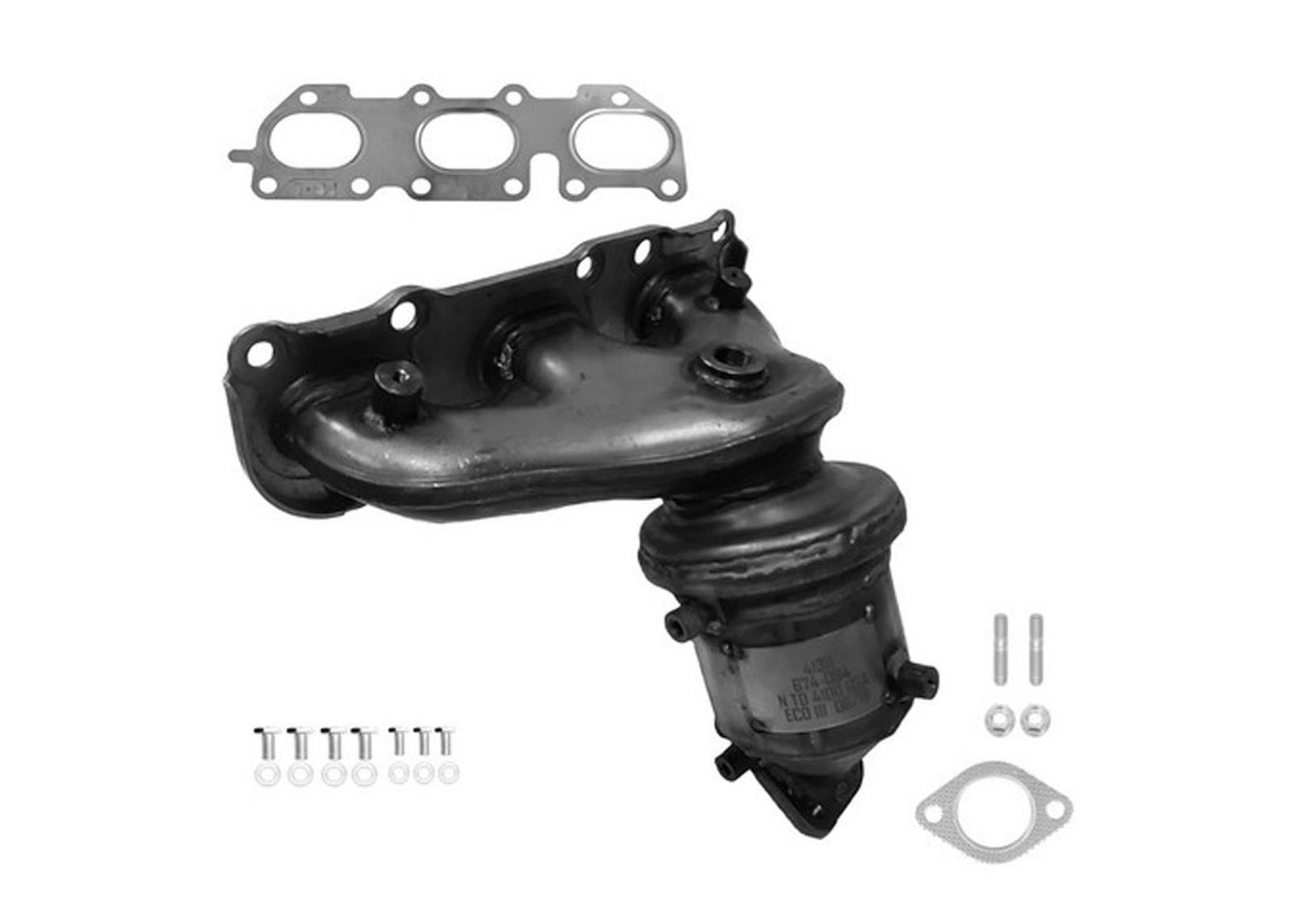 Convertidor Catalítico Colector Trasero para Tracción Total Hyundai Santa Fe 3.3 13-18