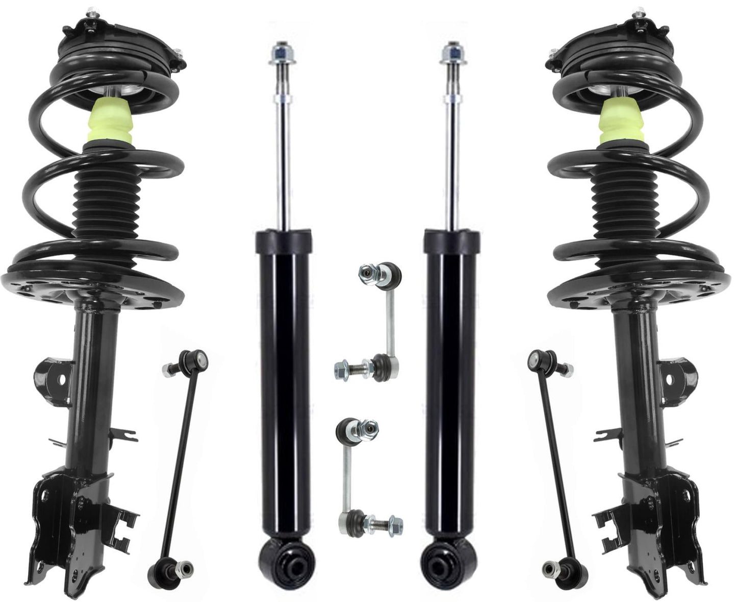 Amortiguadores y enlaces traseros delanteros para Pathfinder 3.5L con tracción total 2013-2020