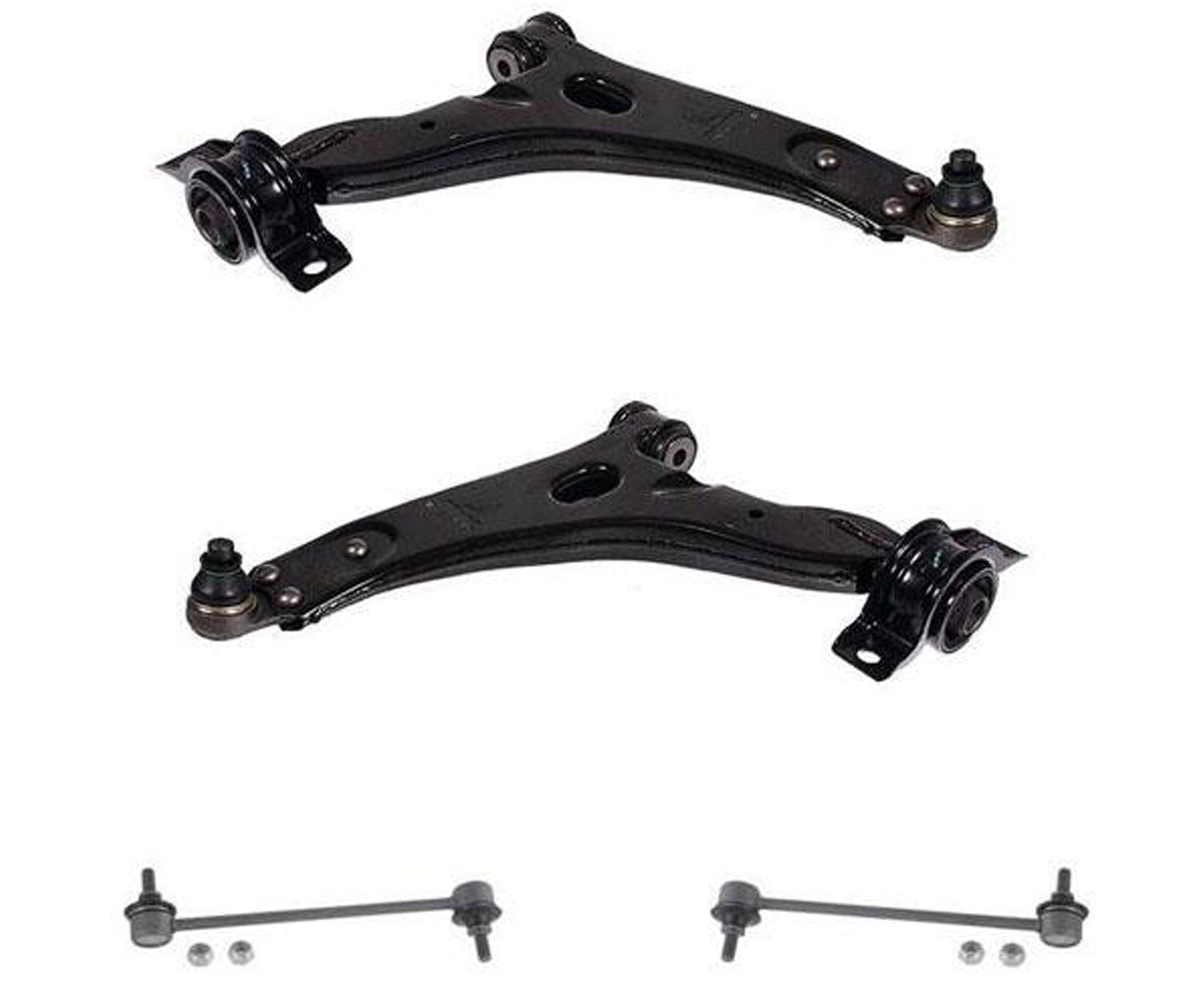 Para Ford FOCUS 00-03 brazos de control inferiores, bujes, rótulas y eslabones de barra estabilizadora