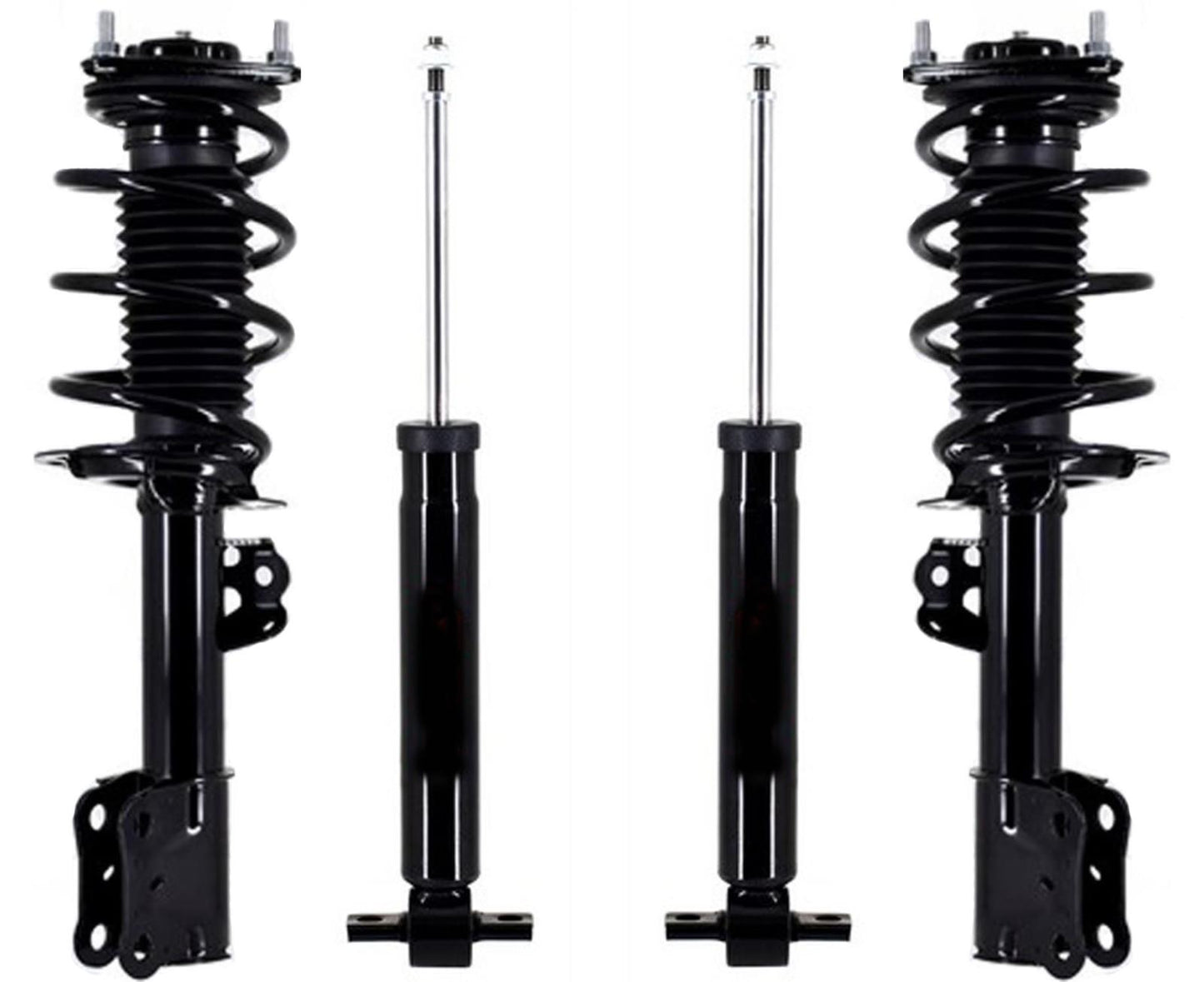 Puntales delanteros y amortiguadores traseros para Mustang 5.0L 15-20 sin suspensión electrónica