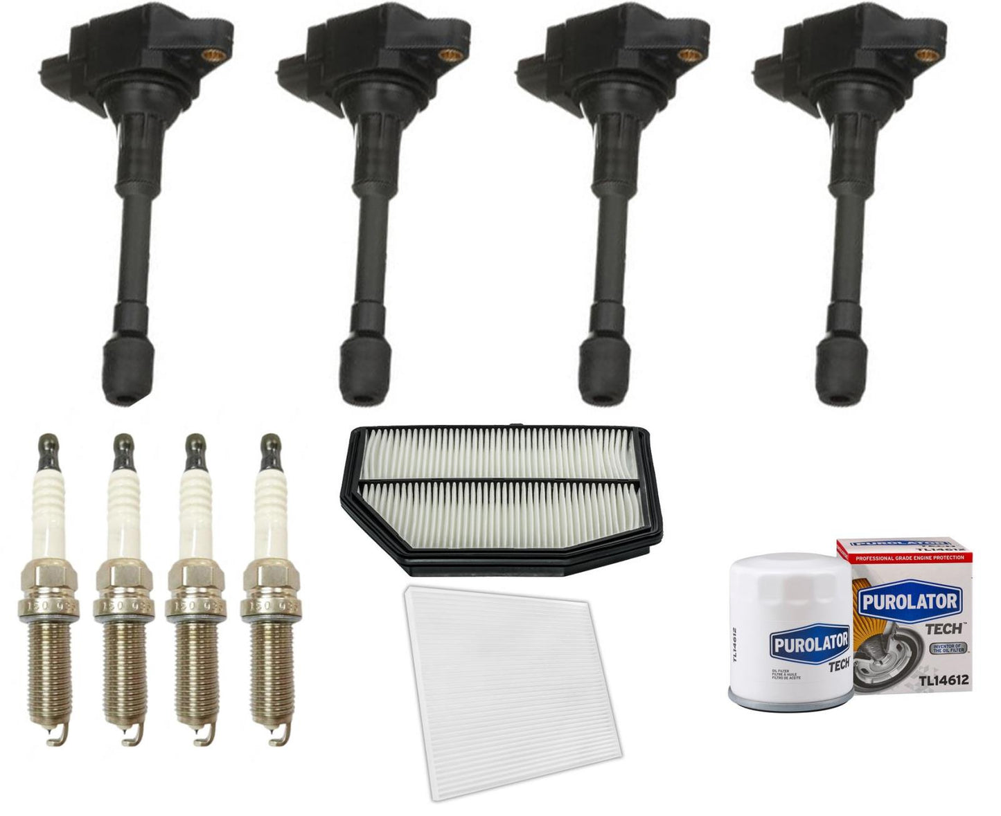 Kit de afinación de bobinas de encendido y bujías para Infiniti QX60 2.5L 2014-2017