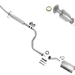 Rear Converter Resonator & Muffler For 96-01 Acura Integra 1.8L 4DR Sedan