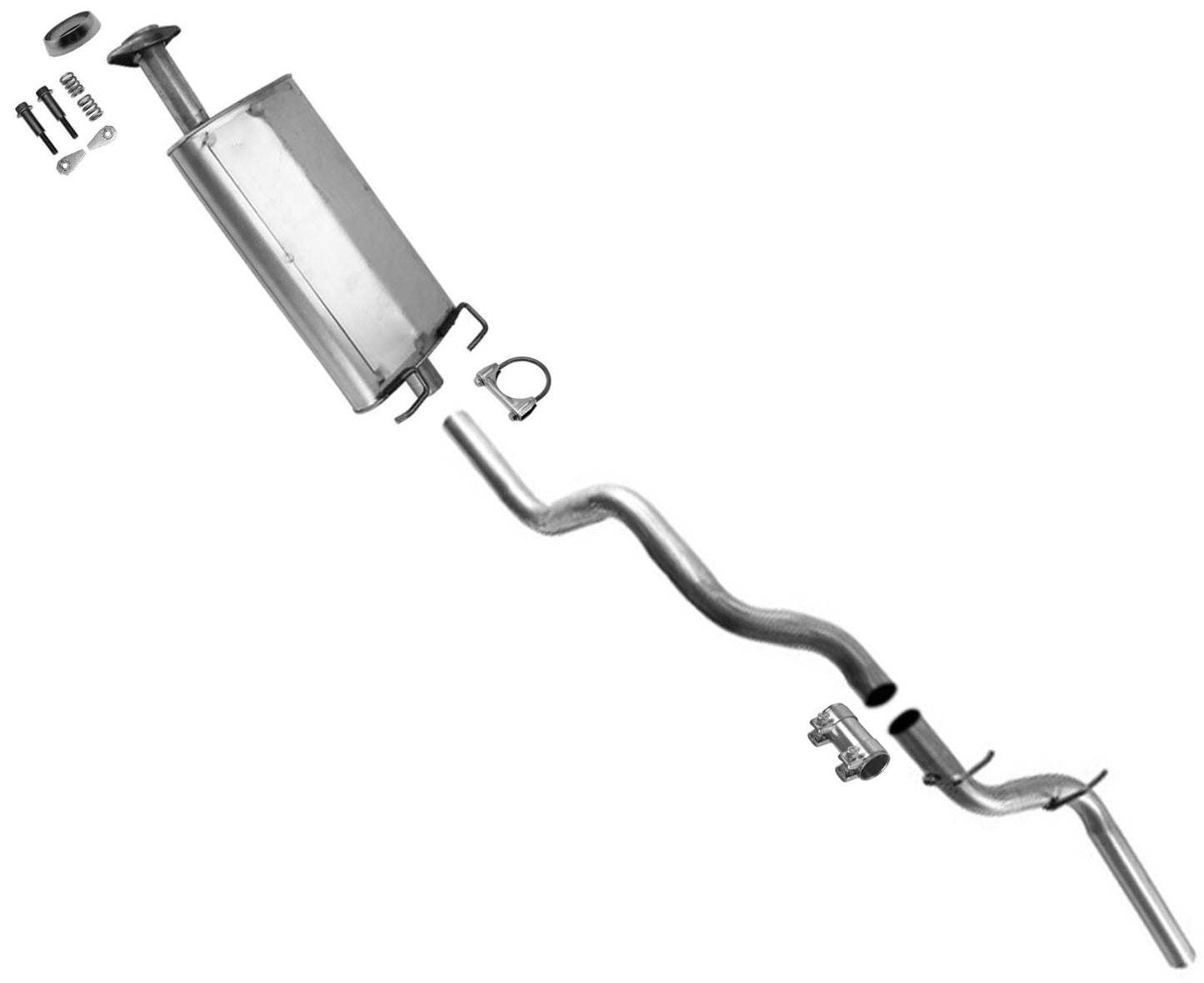 Para Ford Explorer 1995-2000 2 puertas Sport 4.0L silenciador tubo de escape sistema de escape