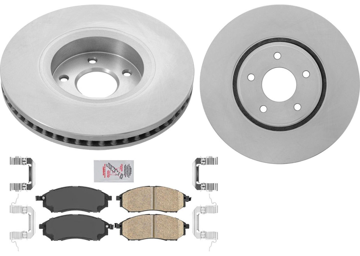 Pastillas de rotores de freno de disco recubiertas de rendimiento GEO delantero para Infiniti FX35 2006-2012
