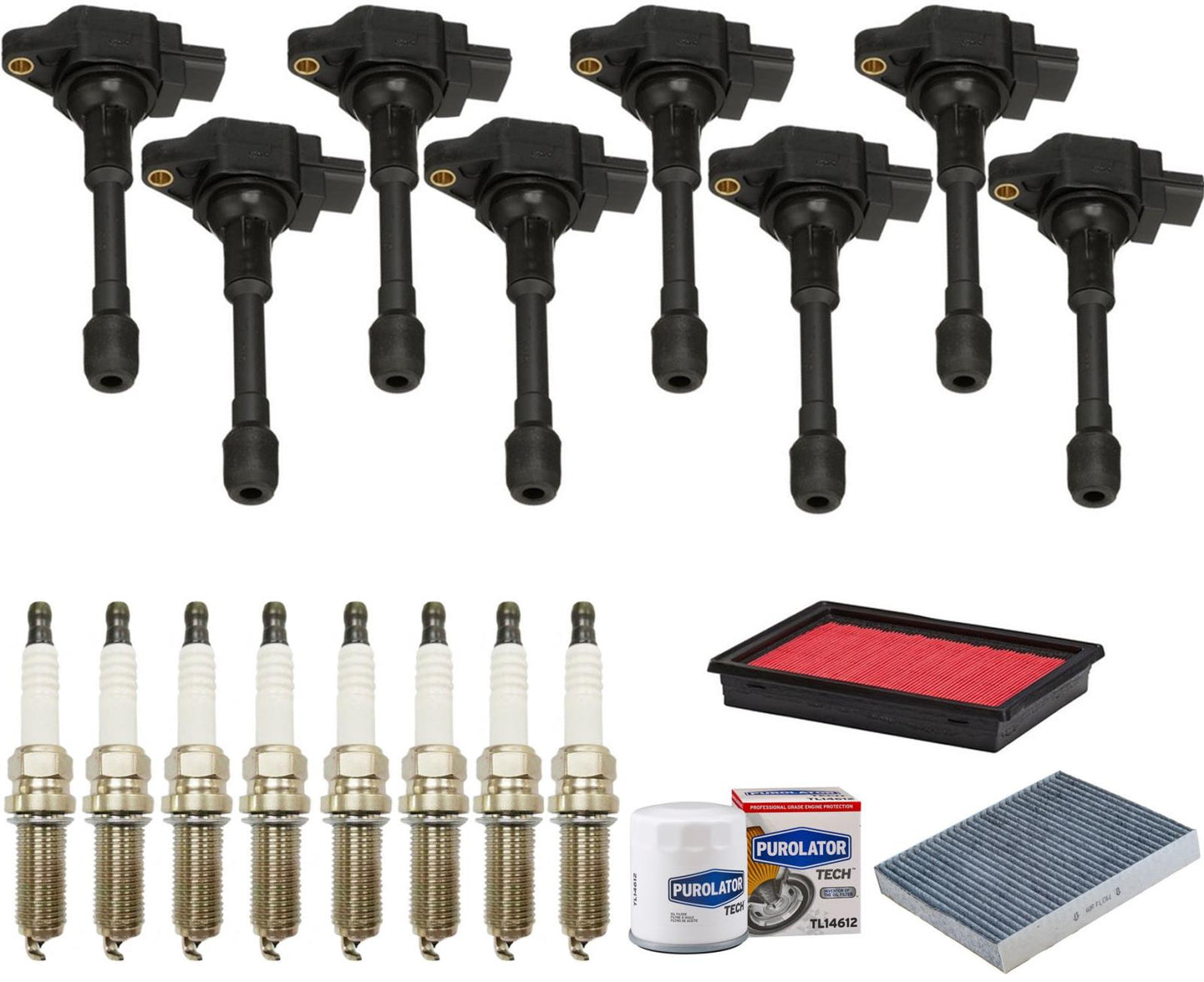 Kit de afinación de bujías de bobinas de encendido para Infiniti M56 5.6L 2011-2013