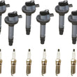 Bobinas de encendido directo y bujías de platino para Ford F-150 3.5L 2016-2017