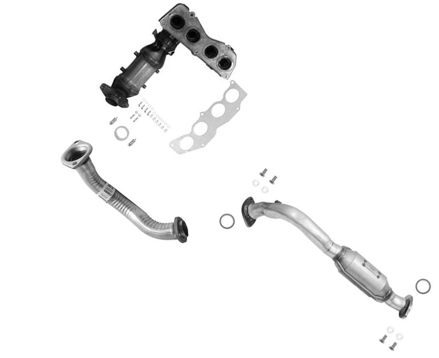 Upper & Lower Catalytic Converters For Toyota Rav4 2013 2014 2018 2.5L Gasoline