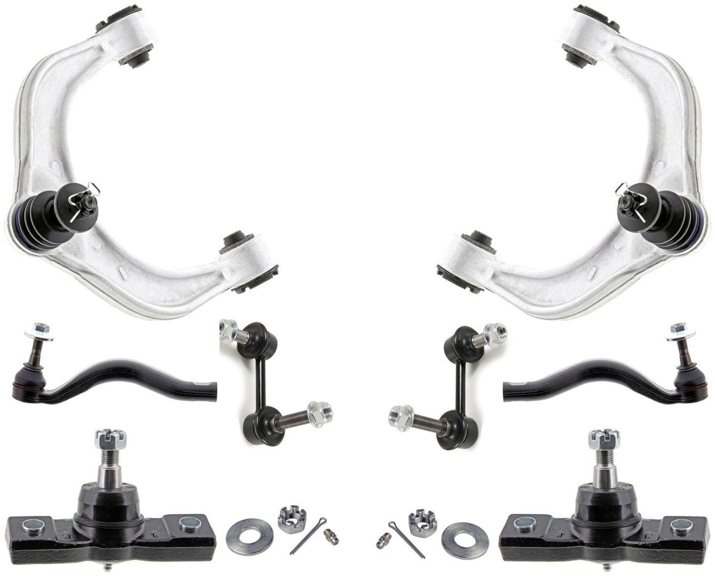 Mevotech Upper Control Arms Ball Joints & Links For GS350 13-20 All Wheel Drive