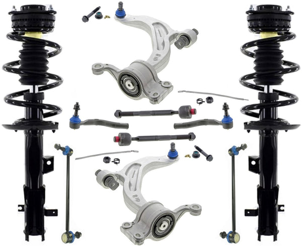 Front Struts & Mevotech Control Arms Links For Chrysler Pacifica 3.6L 2017-2024