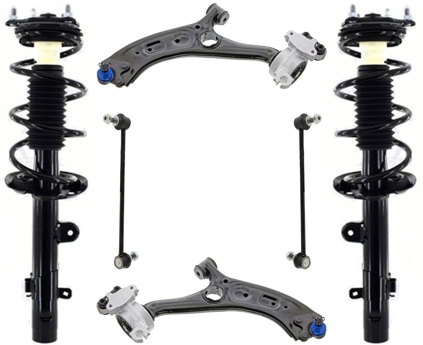 Front Struts Lower Control Arms Ball Joints & Links For Honda CR-V 2017-2022