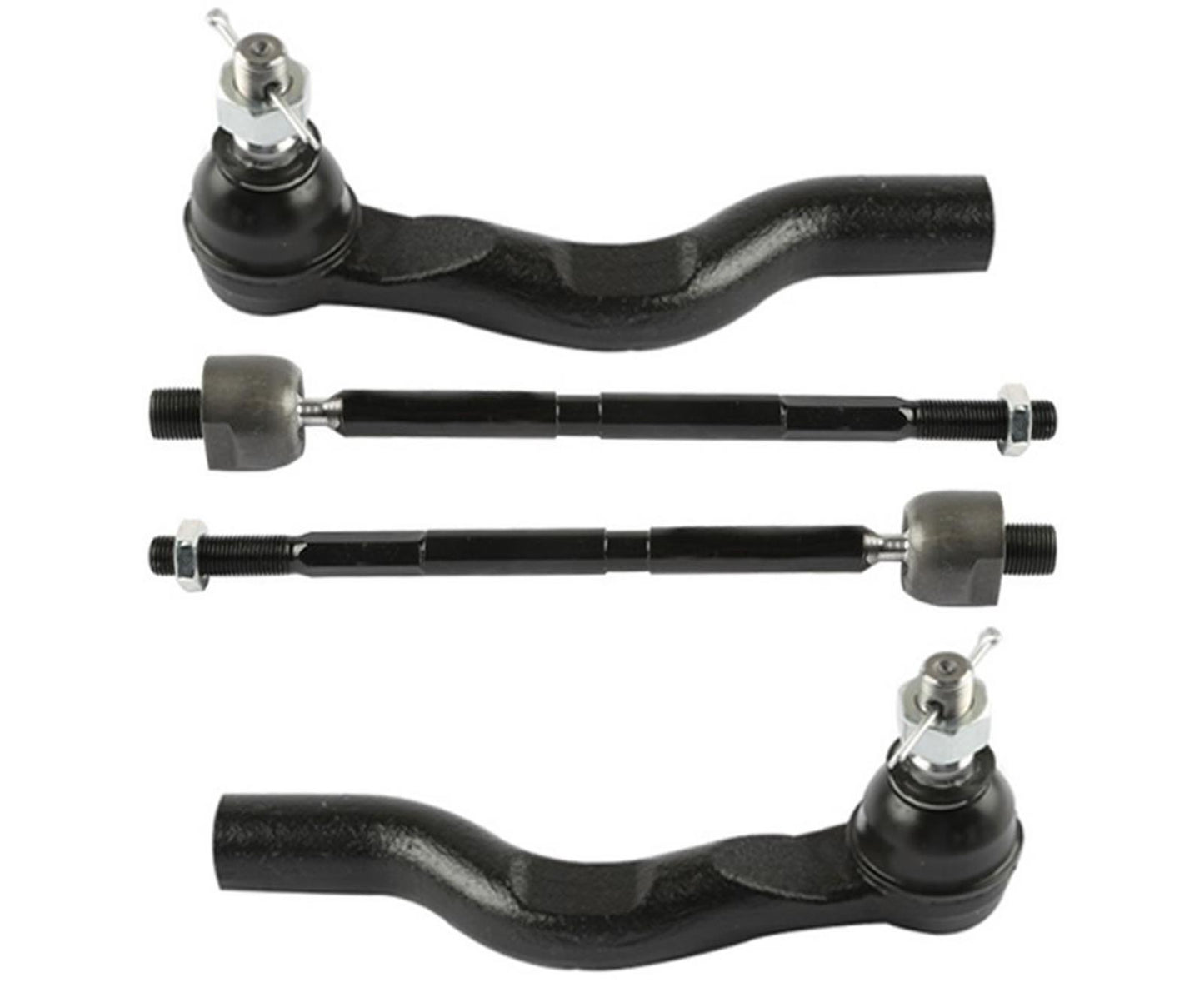 Front Inner & Outer Tie Rods Assembly For Honda CR-V CRV 2017 2019 2020 2023