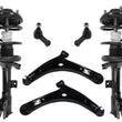 Front Spring Struts Control Arms Tie Rods 11-17 for Mitsubishi Outlander Sport