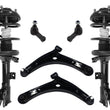 Brazos de control de puntales de resorte delanteros, varillas de amarre 11-17 para Mitsubishi Outlander Sport