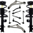 Front Struts Lower Control Arms Tie Rods & Links For Nissan Maxima 2016-2020