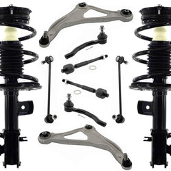 Front Struts Lower Control Arms Tie Rods & Links For Nissan Maxima 2016-2020