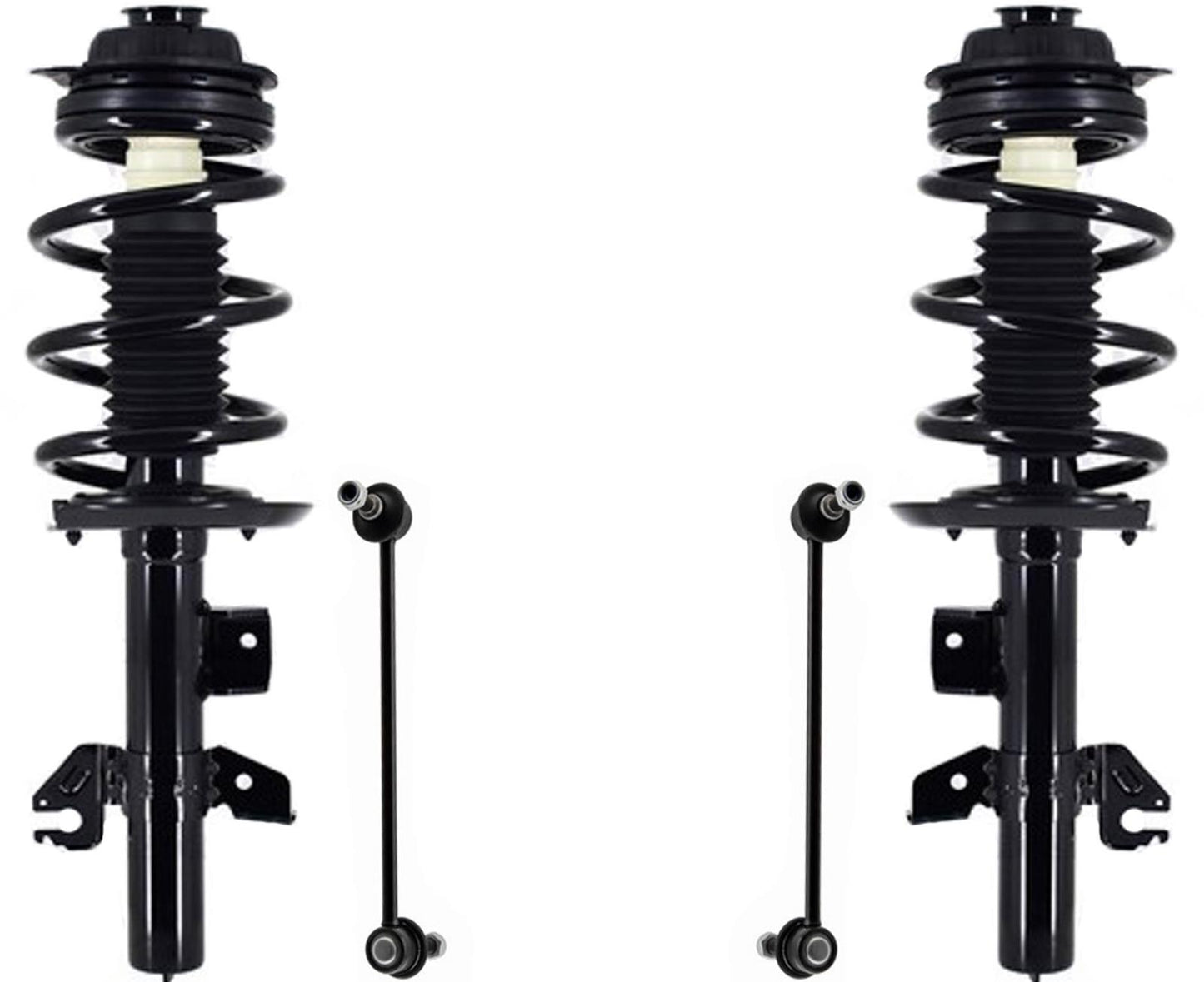 Front Complete Struts & Links For Jeep Cherokee 2019 2020 2022 Front Wheel Drive