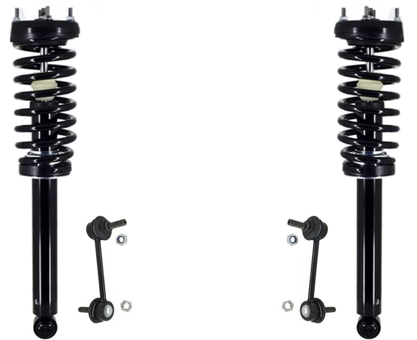Puntales y enlaces delanteros completos para Jaguar S-Type 2000-2002 hasta chasis/VIN M45254