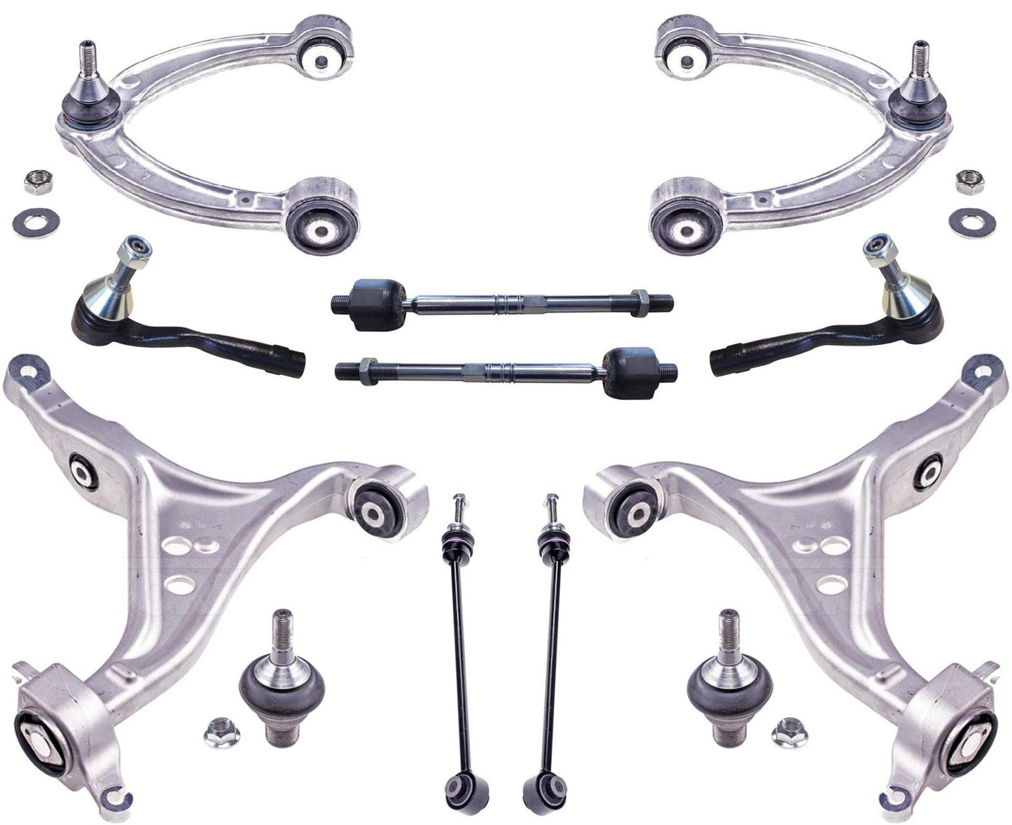 Brazos de control delanteros y rótulas, enlaces de varillas de acoplamiento para Mercedes Benz ML320 12-2015