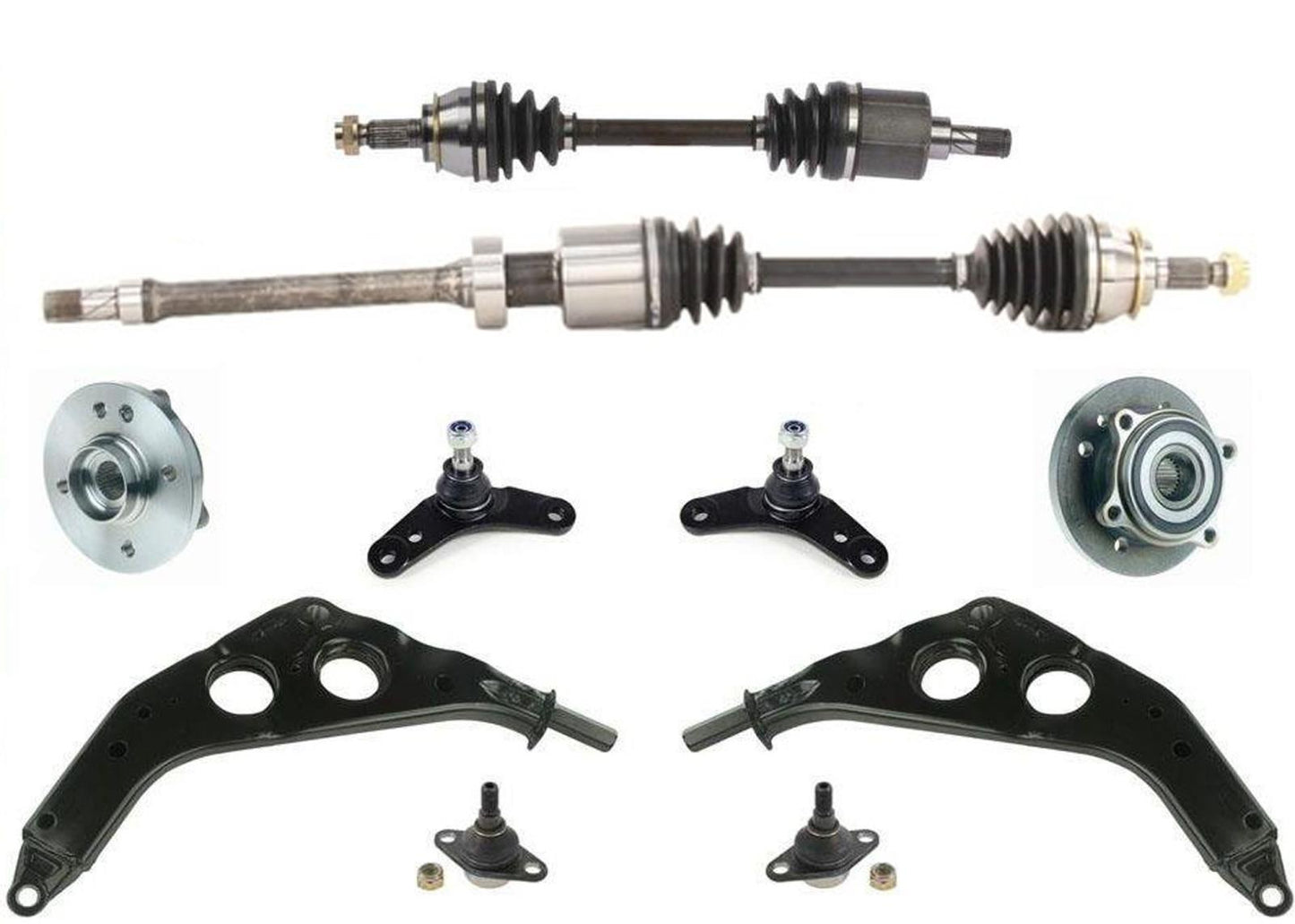 Front Axles & Chassis Kit for Mini S Supercharged Manual Transmission 02-05