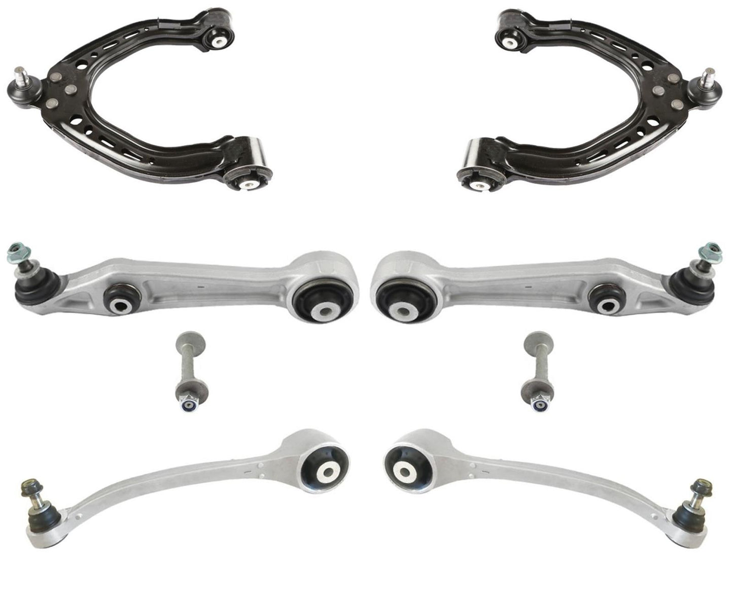 Front Upper & Lower Forward Rearward Control Arms Links For Tesla Model S 12-21