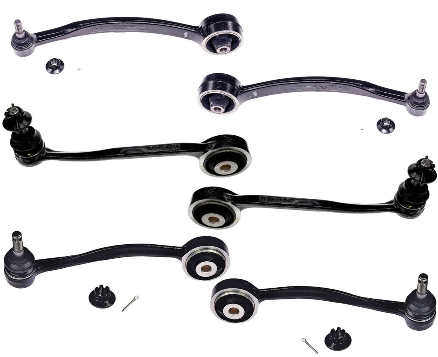 Front Upper Rearward & Forward Control Arms For Hyundai Genesis 2009-2014