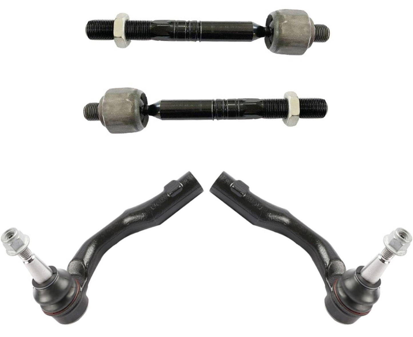 Front Inner & Outer Tie Rods For Volvo XC60 2018 2019 2020 2021 & XC90 2016-2021