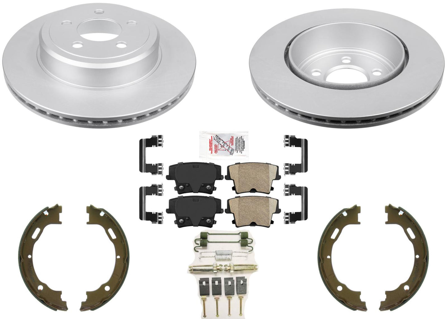 Rotores de freno de disco y pastillas de freno revestidos GEO para Dodge Charger 06-2022 3.6L 5.7L