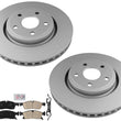 For Jeep GRAND CHEROKEE 17-21 Larger 350MM Disc Brake Rotors and Brake Pads