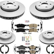 For Jeep Grand Cherokee 2011-15 Standard 330MM Disc Brake Rotors and Brake Pads