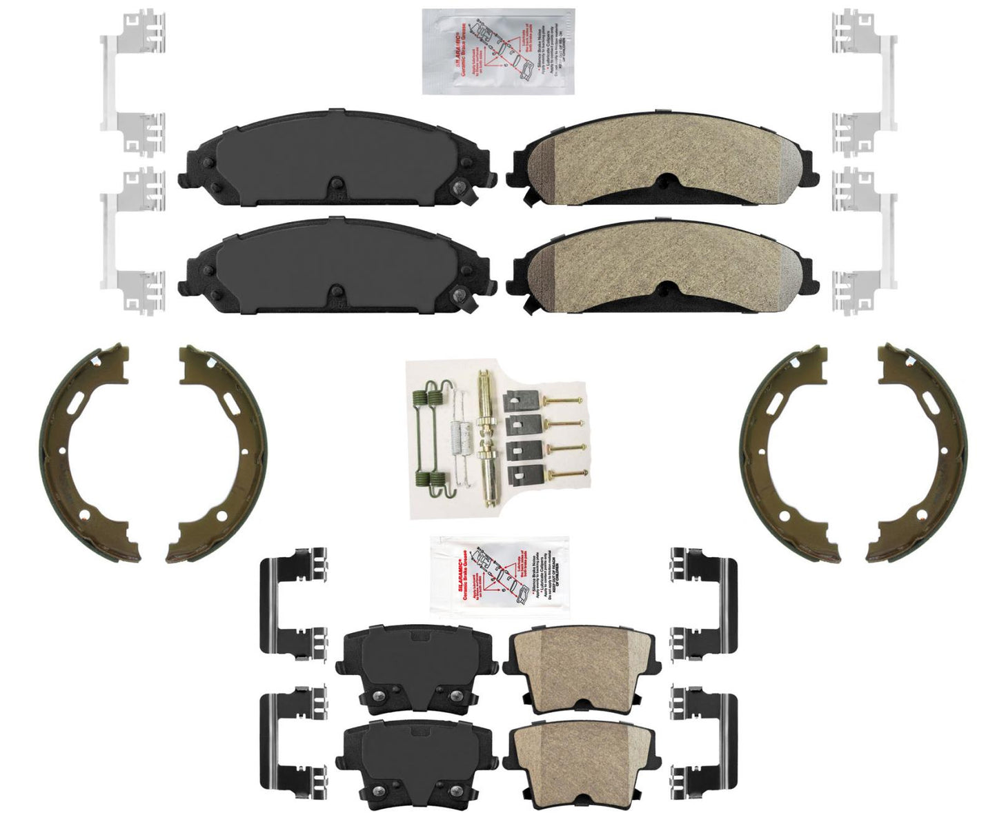 AmeriPRO Ceramic Pads Parking Brake For Chrysler 300 All Wheel Drive 2005-2021
