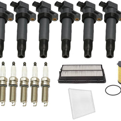 Bobinas de encendido directo, bujías y filtros para Kia Sedona 2015-2017 3.3L