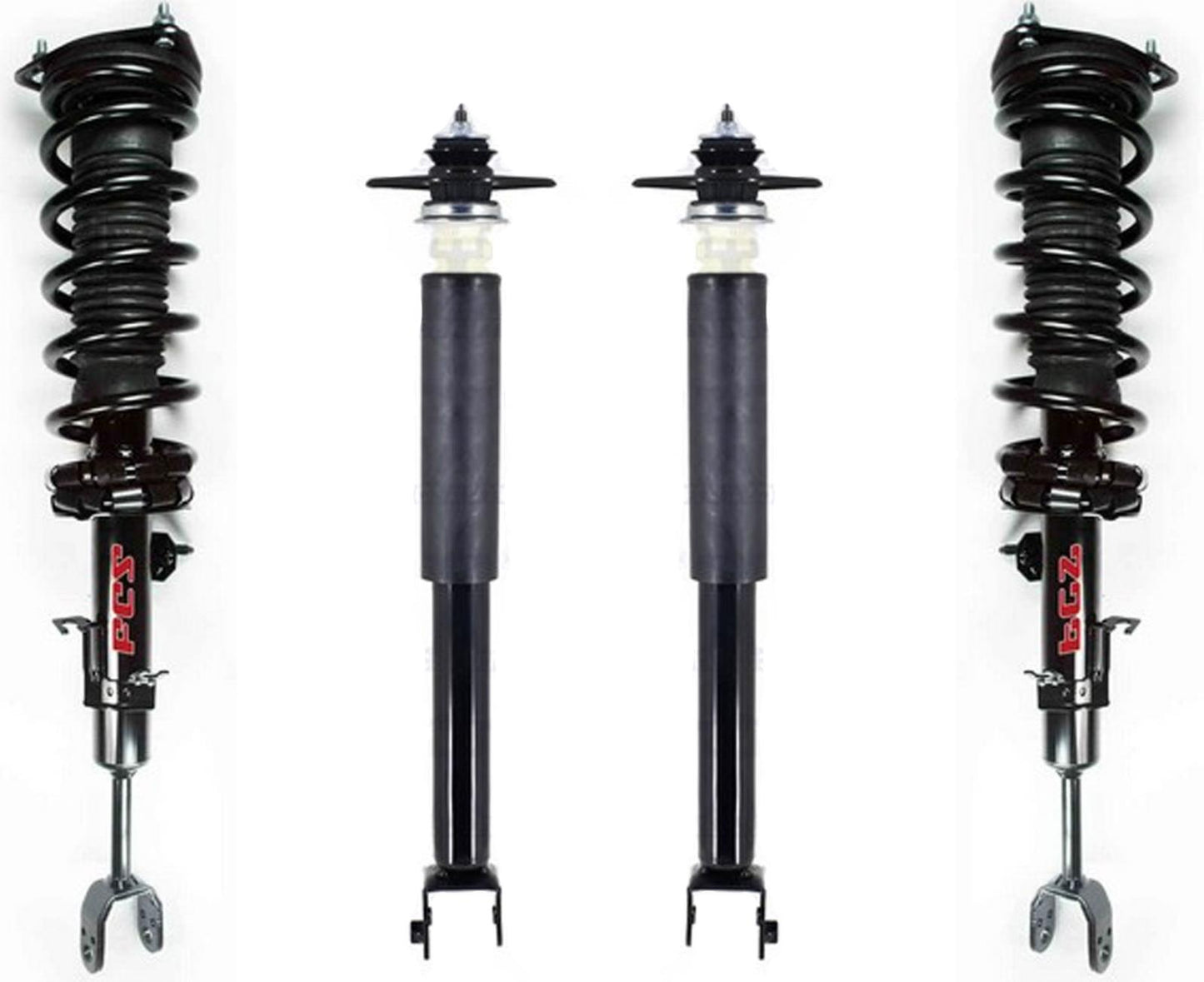 Puntales delanteros y amortiguadores traseros completos para Infiniti G35 03-06 sin suspensión deportiva