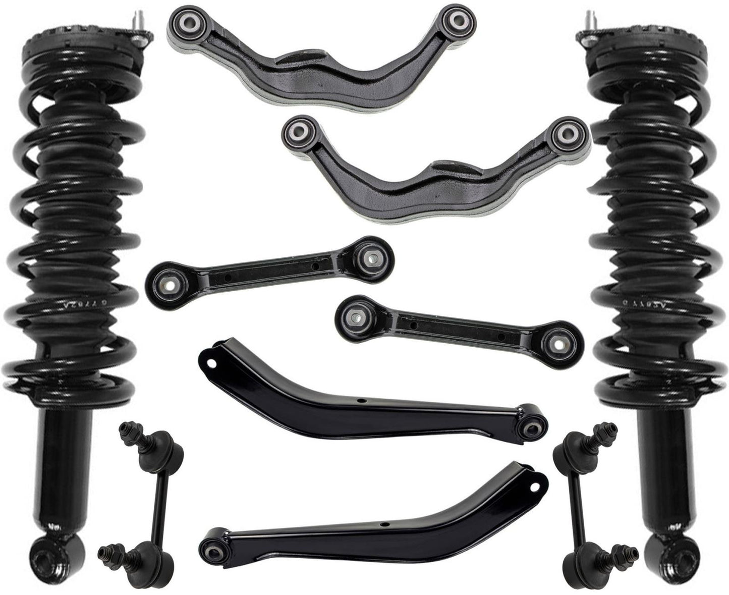 Rear Struts Control Arms & Links For Subaru Legacy Sedan 2000 2001 2003 2004