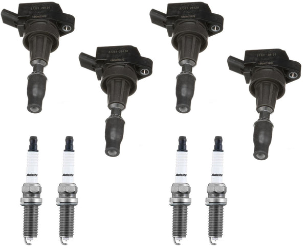 Bobinas de encendido directo y bujías de iridio para Hyundai Elantra 1.6L 2017-2019