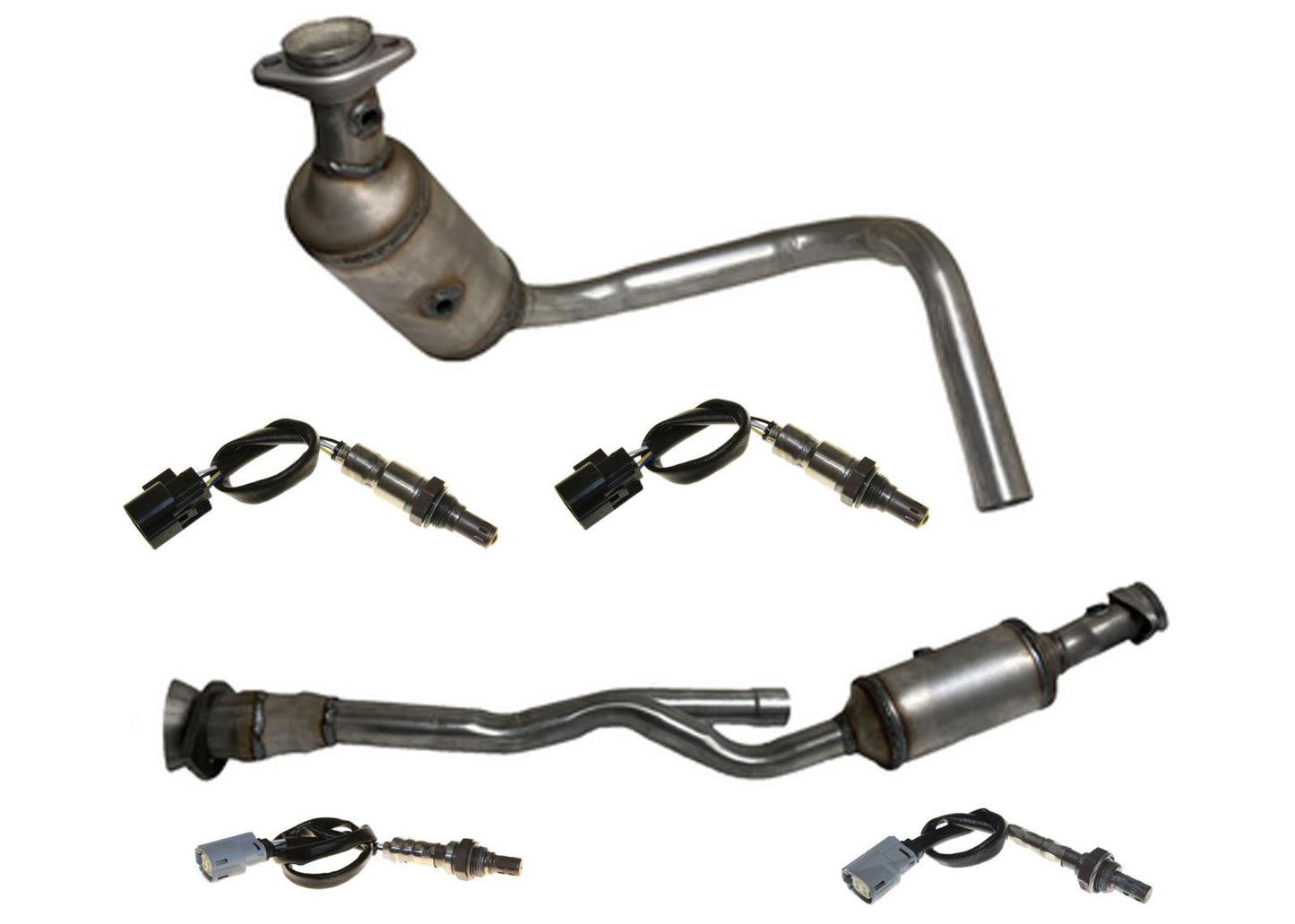 Engine Y Pipe with Catalytic Converters for Ford Transit 150 250 3.7L 16-19