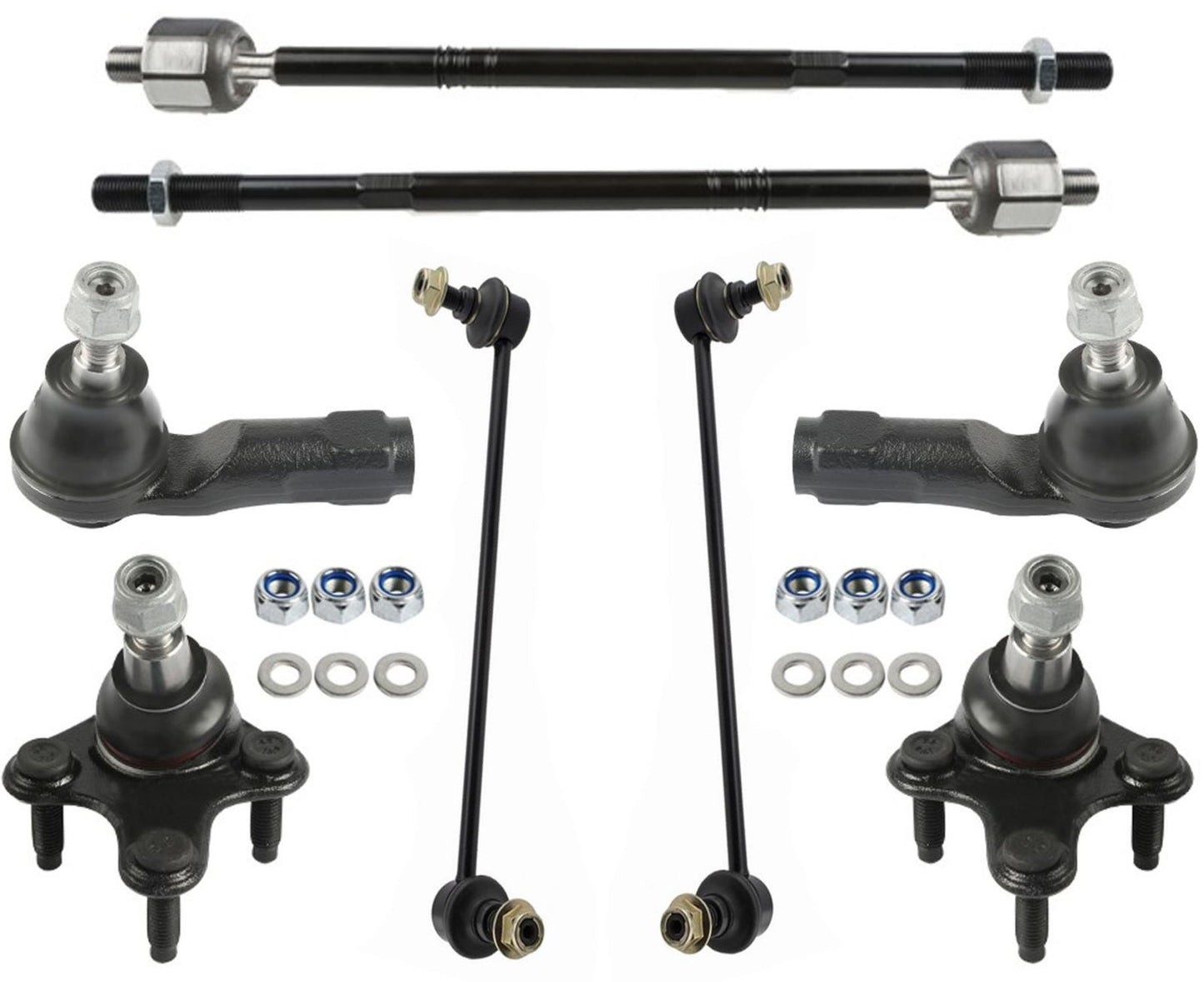 Lower Ball Joints Inner & Outer Tie Rods & Links For Volkswagen Atlas 2018-2022