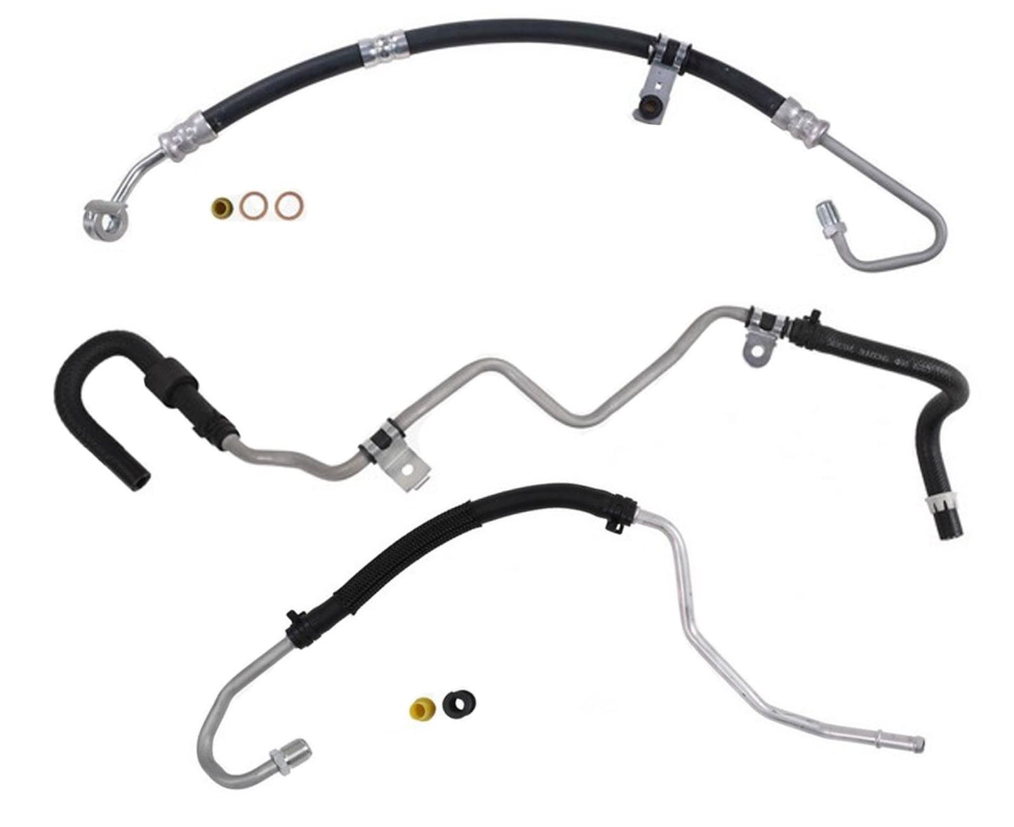 Power Steering Pressure & Return Hose kit For Toyota Rav4 Rav-4 2001-2003 3Pc
