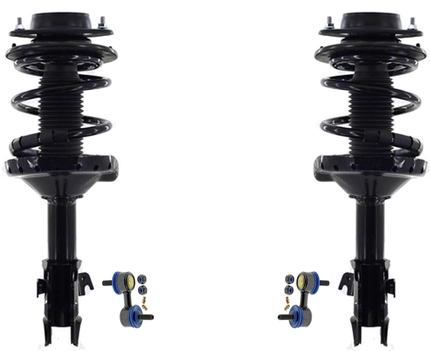 Front Complete Struts & Links For Subaru WRX STI Hatchback 05/01/08-2014