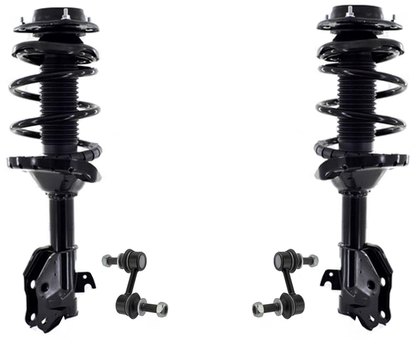 Front Complete Struts W/ Coil Spring & Links For Subaru Forester XT 2017-2018
