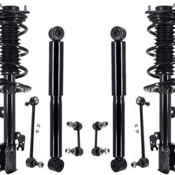 Front Struts W/ Coil Spring Rear Shocks & Links For Lexus RX450H 2016-2020