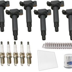 Bujías y filtros de bobina de encendido directo para Toyota Camry 3.0L 2002-2006