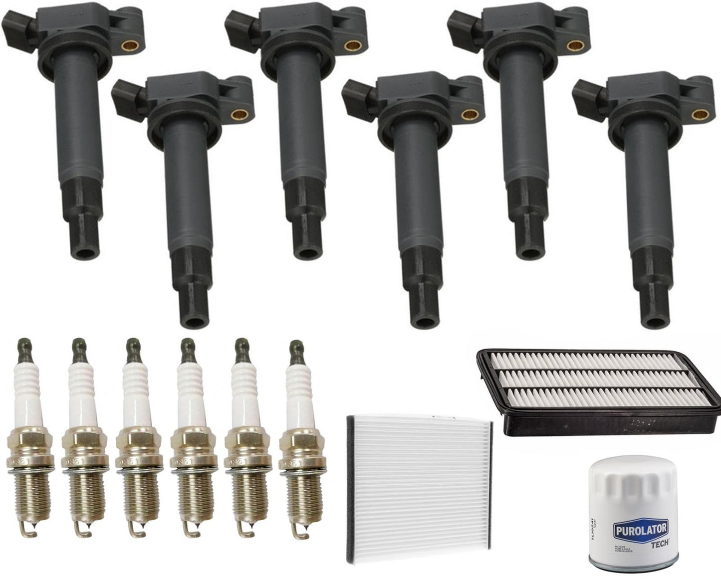 Bujías y filtros de bobina de encendido directo para Toyota Avalon 3.0L 2000-2004