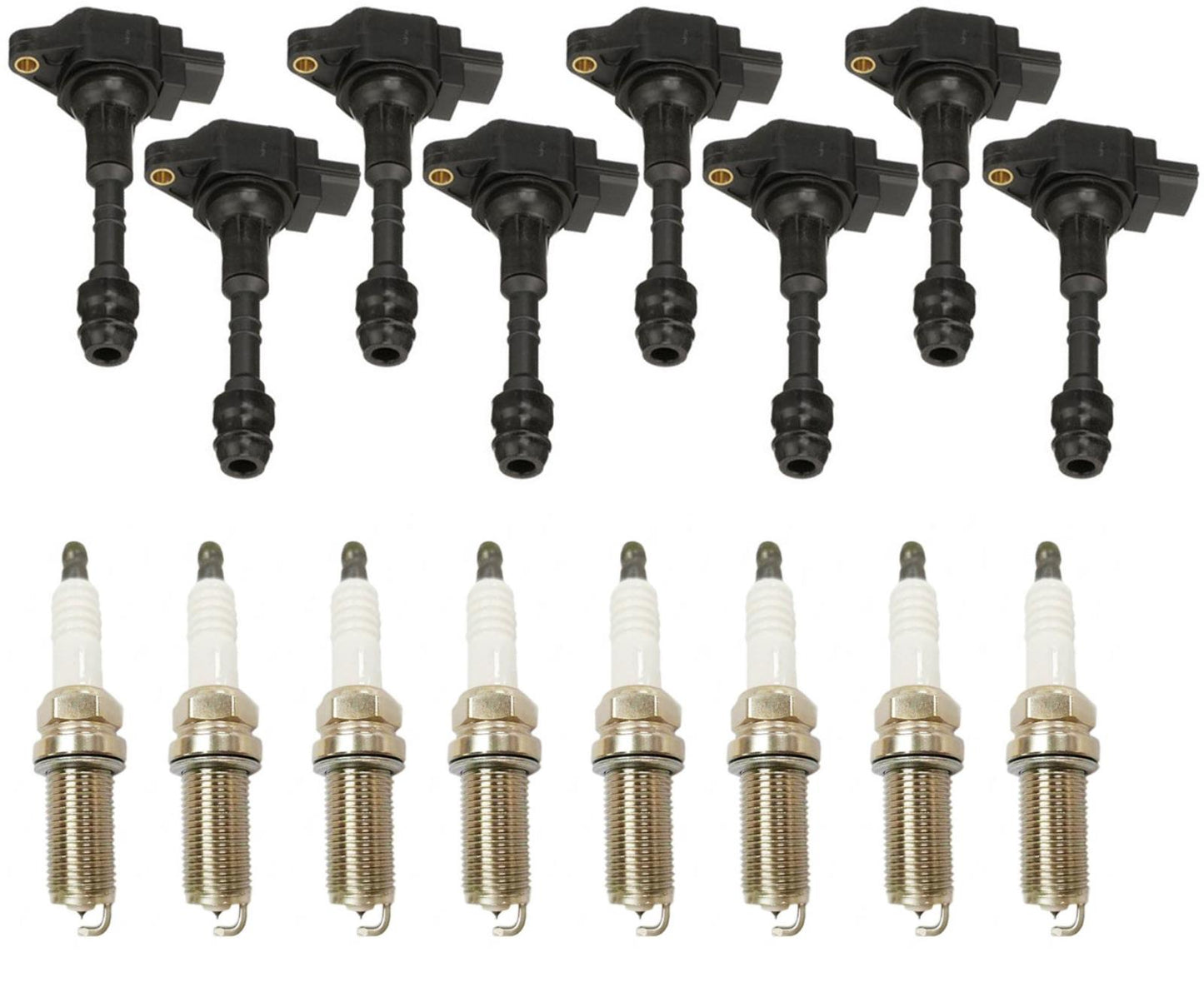 8 Direct Ignition Coil & Spark Plugs For Nissan Titan V8 5.6L 2008-2015