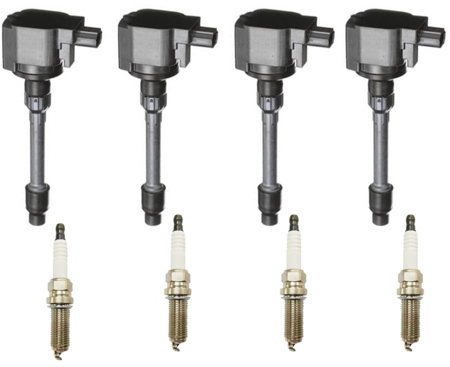 Ignition Coil & Laser Iridium Spark Plugs For Honda Civic 2.0L 2016-2020